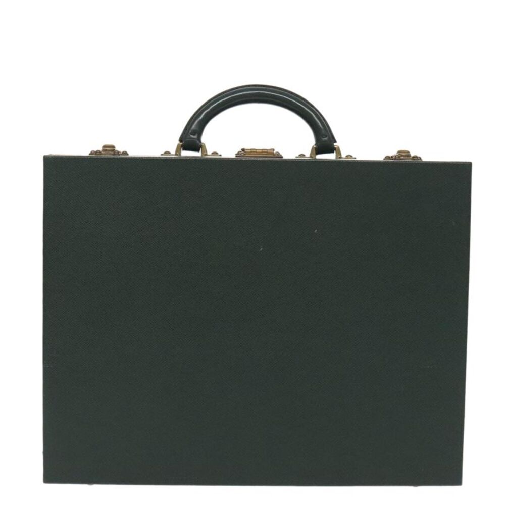Louis Vuitton Malle Green Leather Travel Bag (Pre-Owned) - Picture 2 of 16